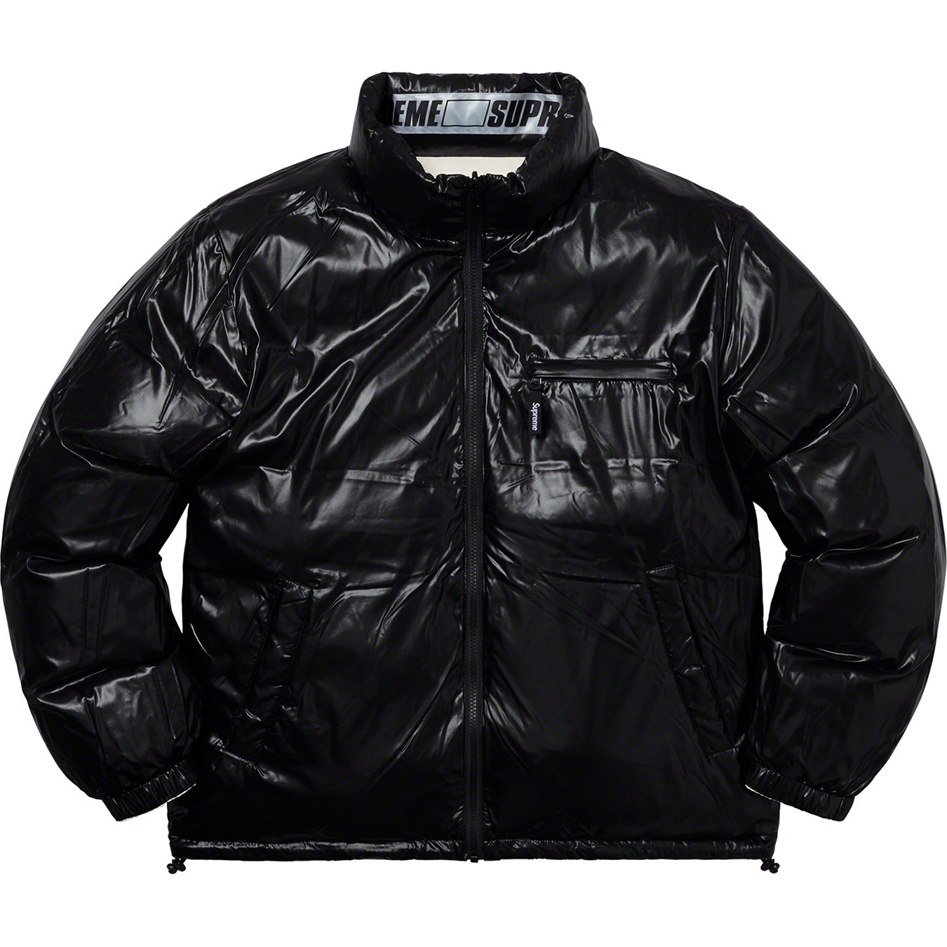 Shiny Reversible Puffy Jacket view 18